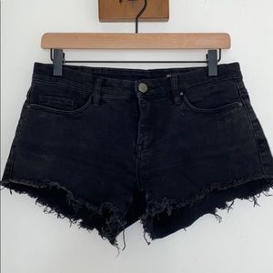Blank NYC Little Queenie Black Shorts